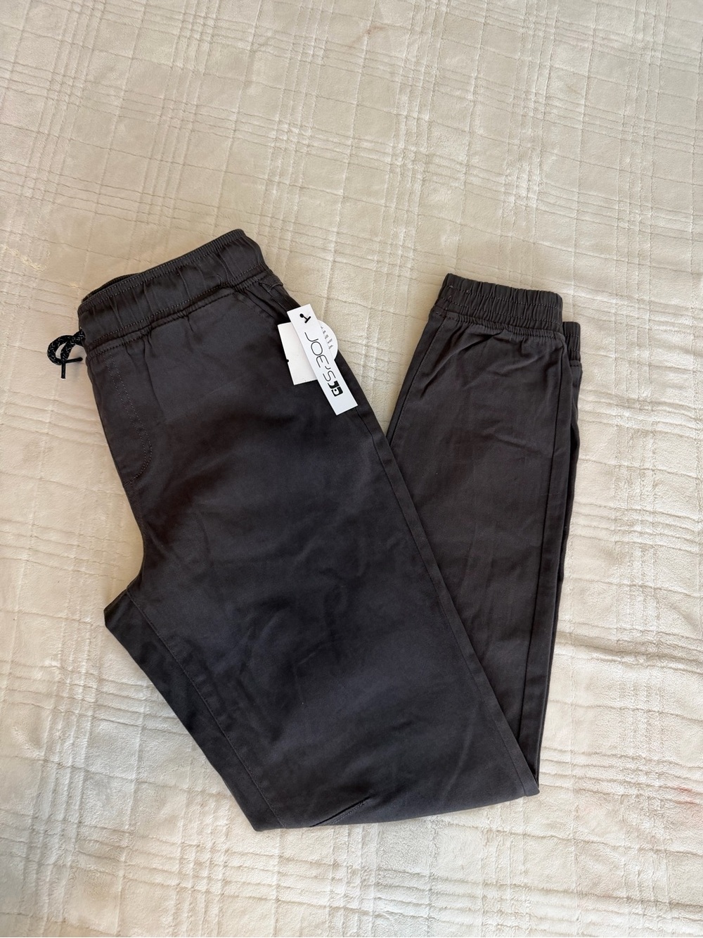 Joe's grey Jogger Pants with Drawstring Waist Mens xl nwt